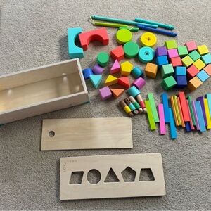 Lovevery Never Used Complete Wooden Block Set